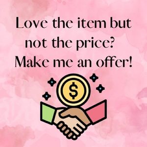 YOU KNOW YOU WANT TO MAKE ME AN OFFER! 🥰
